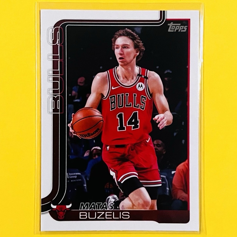 2025-26 Topps Basketball Matas Buzelis RC Rookie Card #37 Chicago Bulls